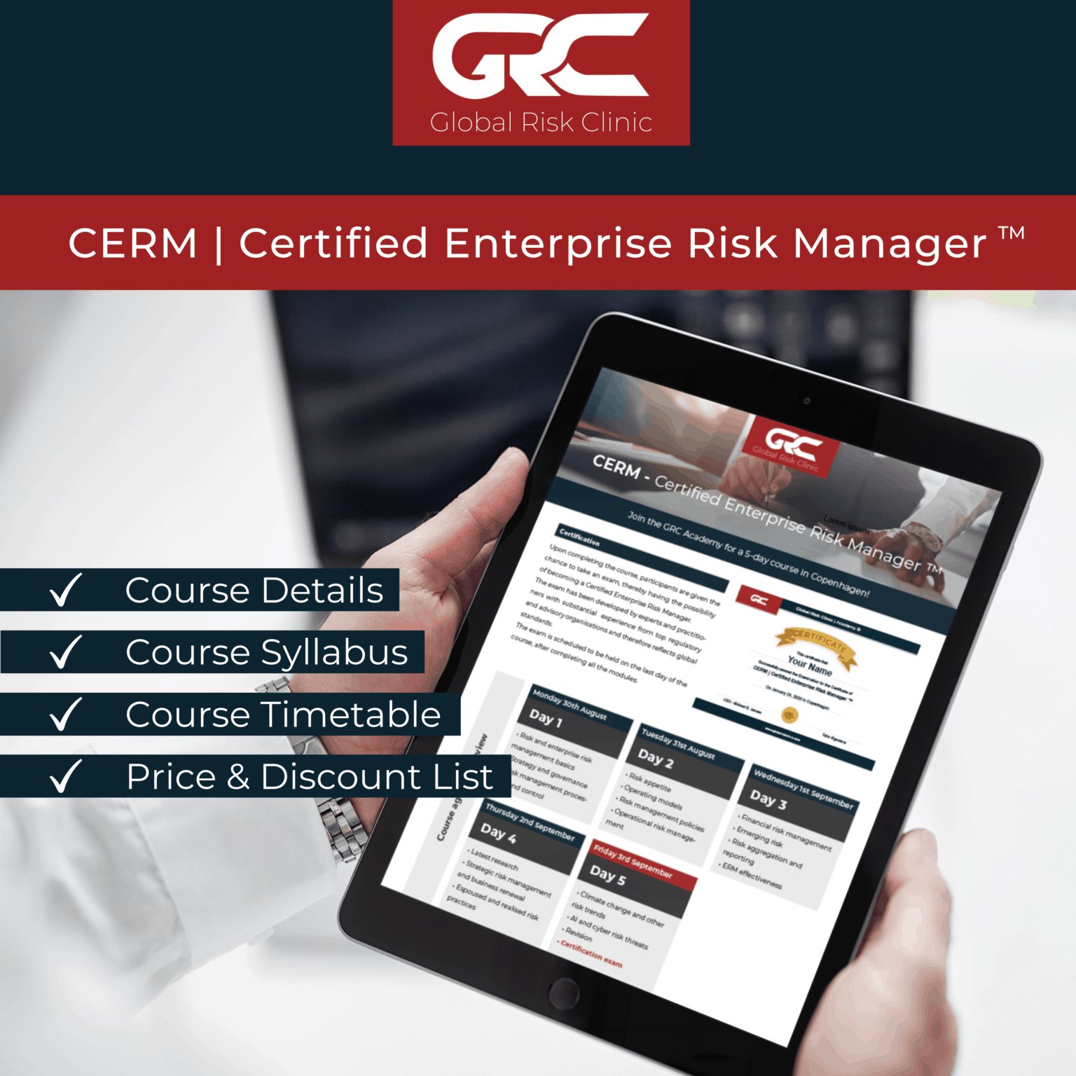 crm certified risk manager certification